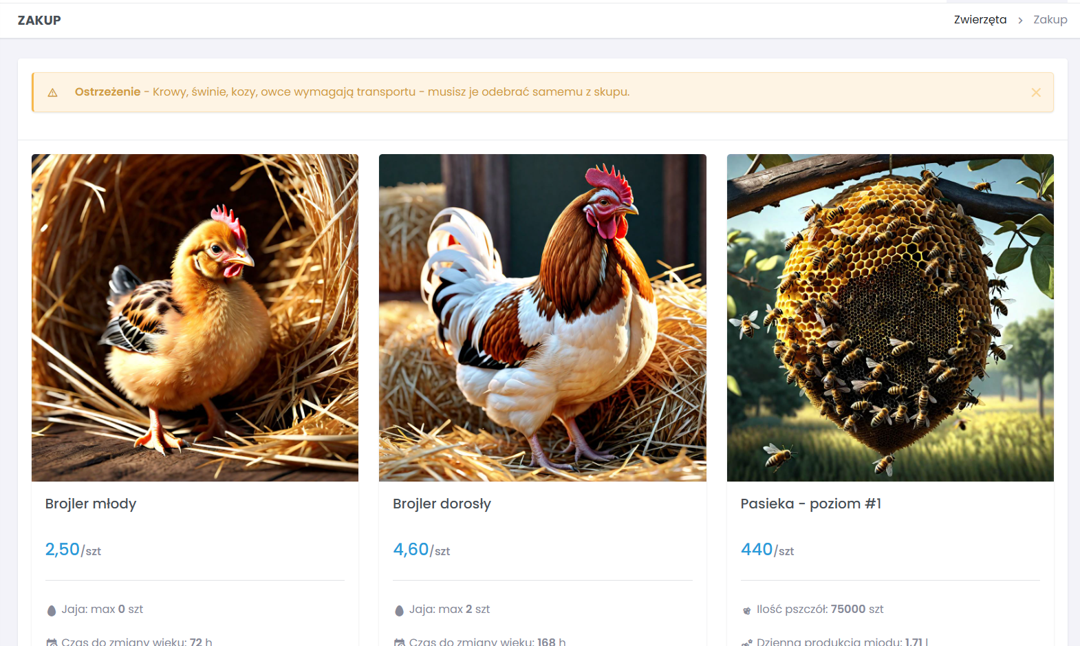 Zrzut ekranu z gry Symulator Farmy Online